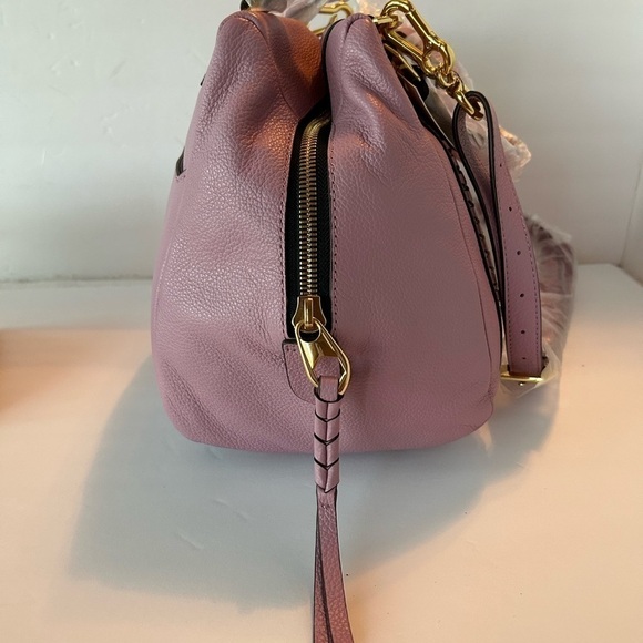 Oryanay NWT Lavender Pebble Leather Satchel - Picture 5 of 13